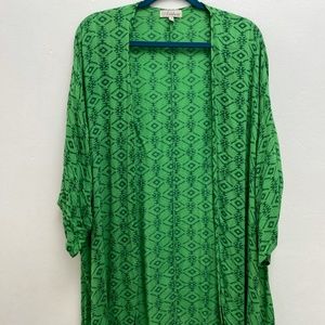 Green Kimono/Cover Up - Arnhem Clothing